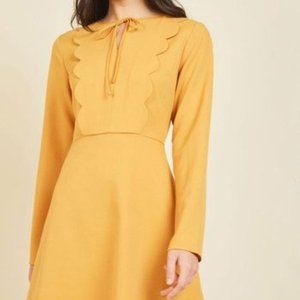 Modcloth Hit The Book Sale A-Line Dress